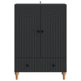 Sideboard with Drawer Black 66 x 34.5 x 95 cm Engineered Wood 894206