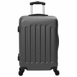 Suitcase with Lock 3 pcs Dark Grey 50 x 31 x 78 cm ABS Plastic 42006233
