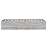 Bed Frame without Mattress Grey Sonoma 100x200 cm 3281054