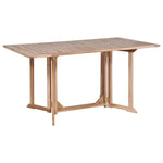 7 Piece Folding Outdoor Dining Set Solid Teak Wood 44661