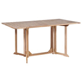 7 Piece Folding Outdoor Dining Set Solid Teak Wood 44661