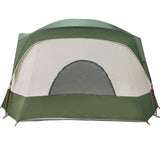 Family Tent Cabin 6-Person Green Waterproof 4009555