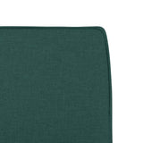 Lounge Chair Dark Green 52x75x76 cm Fabric 351316