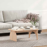 Coffee Table Natural 80 x 50 x 31 cm Solid pine wood 873517