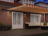 Retractable Awning Yellow and Orange 500 x 300 cm 3331248