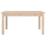 ZNTS Coffee Table 80x50x40 cm Solid Wood Pine 814279