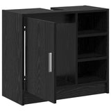 Bathroom Cabinet Black Oak 63 x 29 x 55 cm Engineered wood 869214