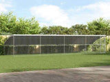 Dog Kennel 4 pcs Silver 8 x 2 x 2 m Galvanised steel 3368330