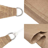 311400 Sunshade Sail 160 g/m Taupe 2,5x4,5 m HDPE