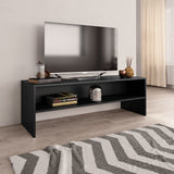 TV Cabinet Black 120x40x40 cm Engineered Wood 800037