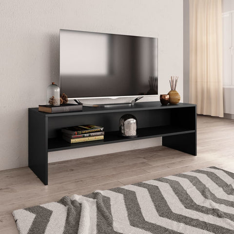 TV Cabinet Black 120x40x40 cm Engineered Wood 800037
