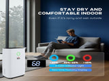 20L/Day Portable Dehumidifier for Home, with LED Screen, Sleep Mode, 24H Timer, 4L Water Tank, T3398P378788