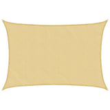 Sun Shade Sail Sand 3.5x2.5 m 100% Polyester Oxford 4000566