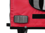Pet Bike Trailer Red and Grey Oxford Fabric and Iron 93901