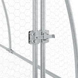 Rabbit Hutch Silver 105x100x120 cm Galvanised Steel 3281527