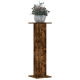 Plant Stands 2 pcs Smoked Oak 30x30x95 cm Engineered Wood 3307877