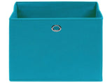 Storage Boxes 10 pcs Baby Blue 32x32x32 cm Fabric 288375