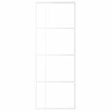 151681 Sliding Door Frosted ESG Glass and Aluminium 76x205 cm White