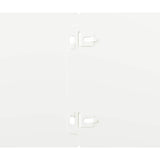 Lawn Edging 30 pcs 15 x 103 cm Steel White 8014179