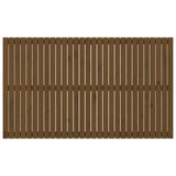 Wall Headboard Honey Brown 185x3x110 cm Solid Wood Pine 824966