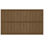 ZNTS Wall Headboard Honey Brown 185x3x110 cm Solid Wood Pine 824966