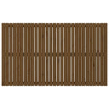 ZNTS Wall Headboard Honey Brown 185x3x110 cm Solid Wood Pine 824966