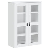 Highboard VIKEN White 80x40x190 cm Solid Wood Pine 3207144