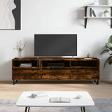 TV Cabinet Smoked Oak 150x30x44,5 cm Engineered Wood 831305