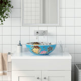 Countertop Basin Multicolour Round 41x14 cm Ceramic 155055