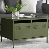 TV Cabinet Olive Green 68x50x43.5 cm Cold-rolled Steel 851242
