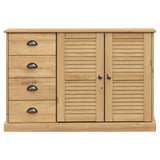 Sideboard with Drawers VIGO 113x40x75 cm Solid Wood Pine 353187