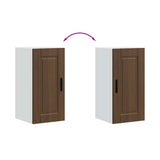 Kitchen Wall Cabinet Porto Brown Oak Engineered Wood 854024