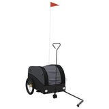 Bike Trailer Black 30 kg Iron 94143