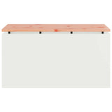 Garden Bench White 80 x 40 x43 cm Steel 874899
