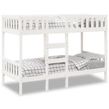 Bunk Bed White 80x200 cm Solid Wood Pine 3308599