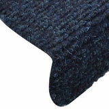 Stair Mats Self-adhesive 20 pcs 65x21x4 cm Navy Half Round Large 3365653