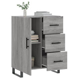 Sideboard Grey Sonoma 69.5x34x90 cm Engineered Wood 827946