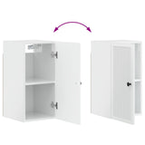 Bathroom Wall Cabinet EDE High Gloss White 30 x 31 x 59 cm 895929