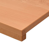 Window Sills 2 pcs Varnished 80x 30 x 2 cm Solid Beech Wood 42048232