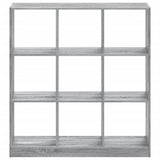 Bookcase Grey Sonoma 102x32x108 cm Engineered Wood 3307842