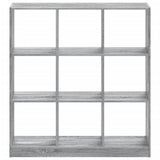 Bookcase Grey Sonoma 102x32x108 cm Engineered Wood 3307842