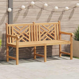 Garden Bench 150 x 60 x 90 cm Solid Teak Wood 42001965