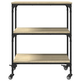 Kitchen Trolley Sonoma Oak 60x41x76 cm Engineered Wood 842302
