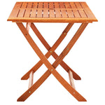 ZNTS 7 Piece Folding Outdoor Dining Set Solid Eucalyptus Wood 3087152