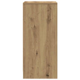Shoe Cabinet Artisan Oak 29.5x34x76 cm Engineered Wood 861867