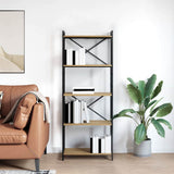 Bookshelf Artisan Oak 60 x 30 x 155 cm Engineered Wood 868388