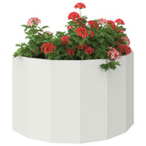 Planter White 90 x 45 x 50 cm Steel 883711