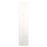 Radiator Cover White 79.5x19x84 cm Solid Wood Pine 822567