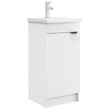 Bathroom Vanity with Sink White 42 x 40 x 84.5 cm 890084