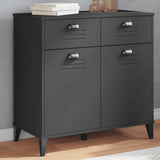 Sideboard VIKEN Anthracite Grey 80x40x80 cm Engineered Wood 374937
